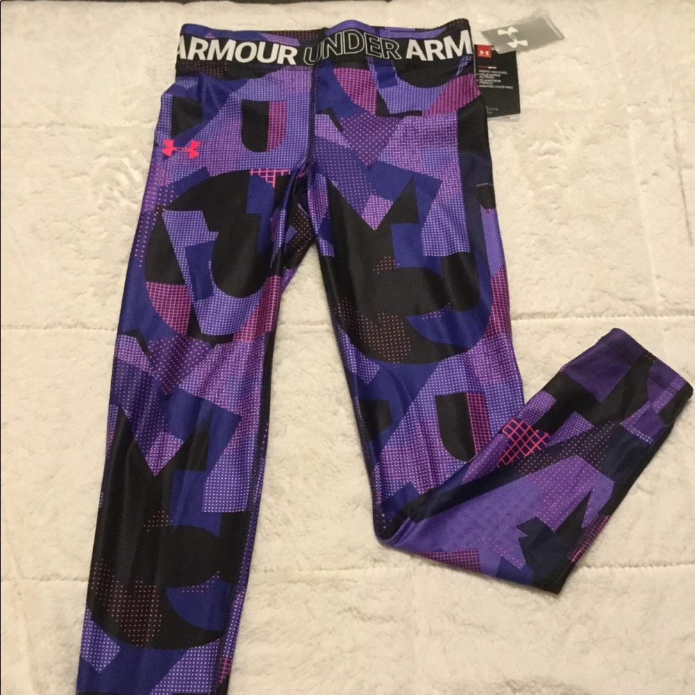 Girls Under Armour heat gear legging